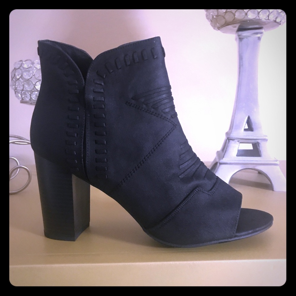 Suede ankle boots